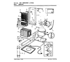 Maytag CNDNS229K/AP34A unit compartment & system diagram
