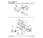 Maytag CNDNS229K/AP34A ice maker & bin diagram