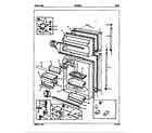 Maytag NNT238BSV/5A60A doors diagram