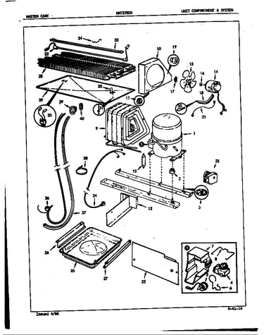 Unit compartment & system