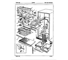 Maytag NNT238GXA/5E49A fresh food compartment diagram
