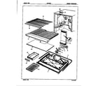 Maytag NNT238GXA/5E49A freezer compartment diagram