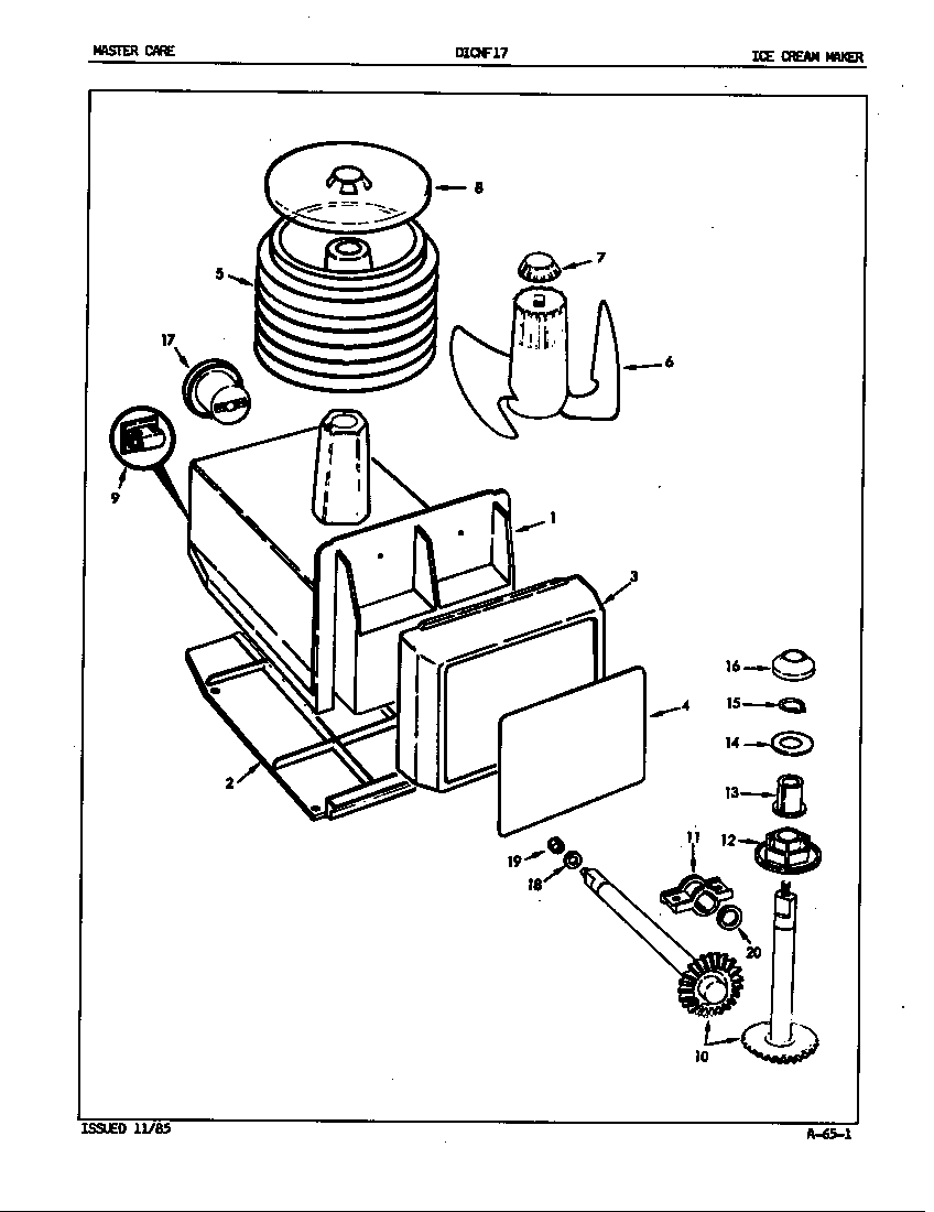 ICE CREAM MAKER (DICNF17/EY45B) (DICNF17/EY46A)