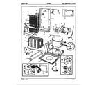 Admiral ICES24F9H/5L50A unit compartment & system diagram