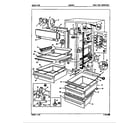 Admiral ICES24F9/5L50A fresh food compartment diagram