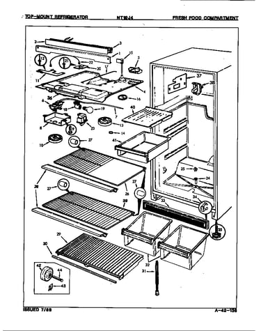 Fresh food compartment (nt19j4/8a10a)