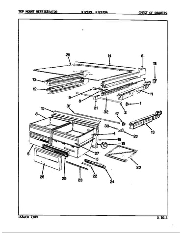Chest of drawers