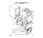 Maytag GFIM18E5 cabinet, liner & door diagram
