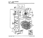 Maytag CNNS208H/9T01B freezer compartment (cnns208/9t01b) diagram