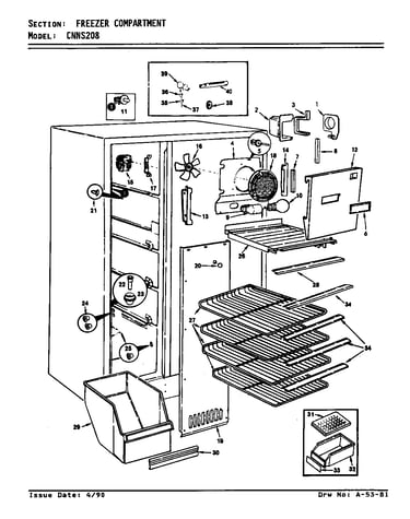 Freezer compartment (cnns208/9t01b)