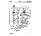 Admiral AZS22000/5L60B freezer compartment diagram