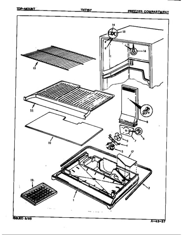 Freezer compartment