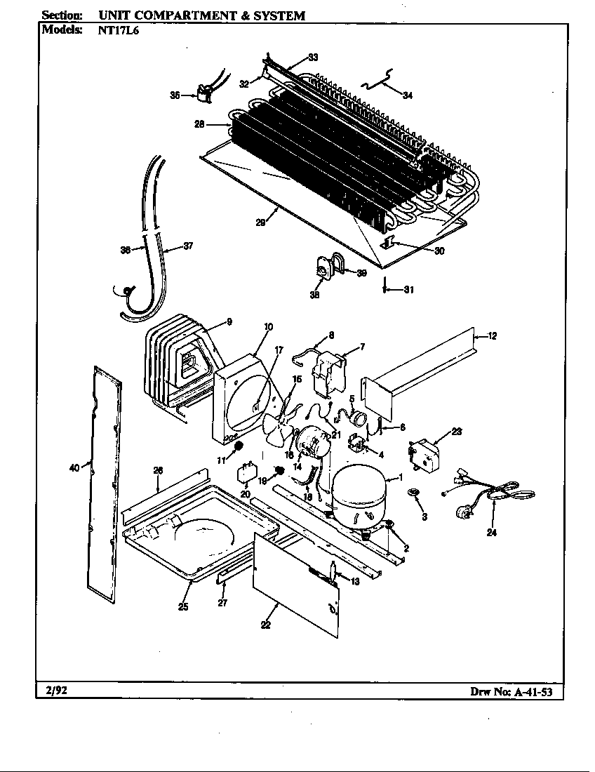 Unit compartment & system