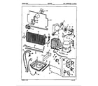 Admiral ICNF17E8/EY42A unit compartment & system diagram