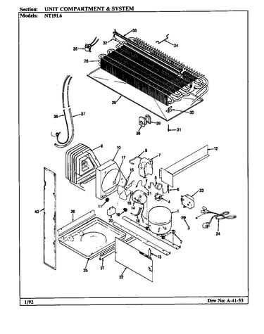 Unit compartment & system