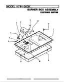 Burner box assy.