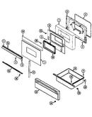 Door/drawer (xr* ser pre 10) (l3521xra) (l3521xrw)