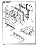 Door/drawer (a3832sr) (a3832sra) (a3832srw)