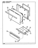 Door/drawer (a3510pr) (a3510pra) (a3510prw)