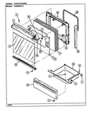 Door/drawer (a3520sr) (a3520sra) (a3520srw)