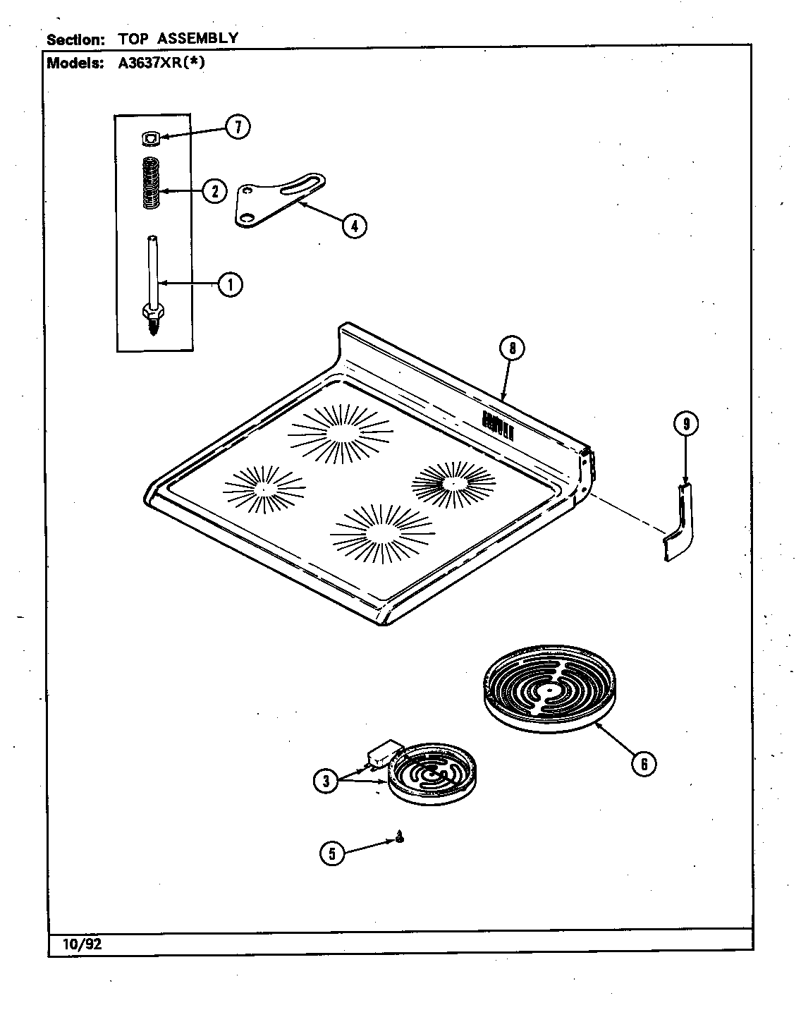 Top assembly
