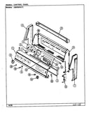 Control panel (a3878xra) (a3878xrw)
