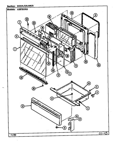 Door/drawer (a3878xrb) (a3878xrb)
