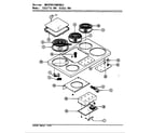 Admiral 1151WL-36G top assembly diagram