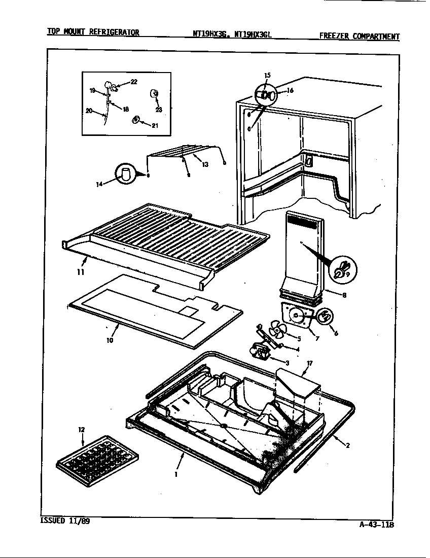 Freezer compartment