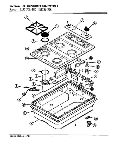 Top assembly