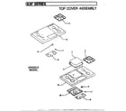 Magic Chef 83FN-1K top cover assembly diagram