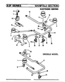 Manifold section (electronic ignition)