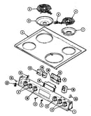 Top assy.control panel