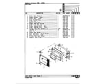 Magic Chef S22FK-2KLX door (upper) diagram