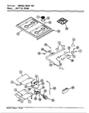 Control panel/top assy.