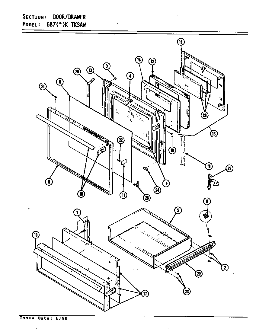 Door/drawer