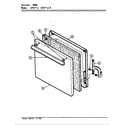 Admiral 570AJ door diagram