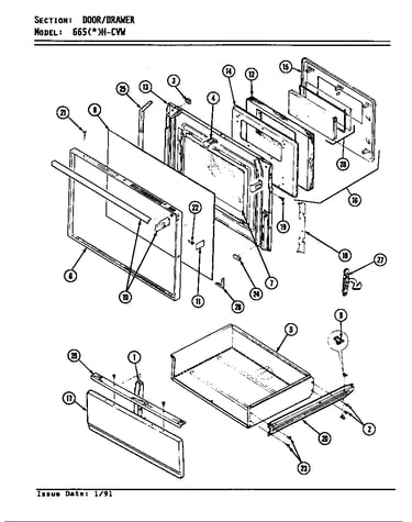 Door/drawer