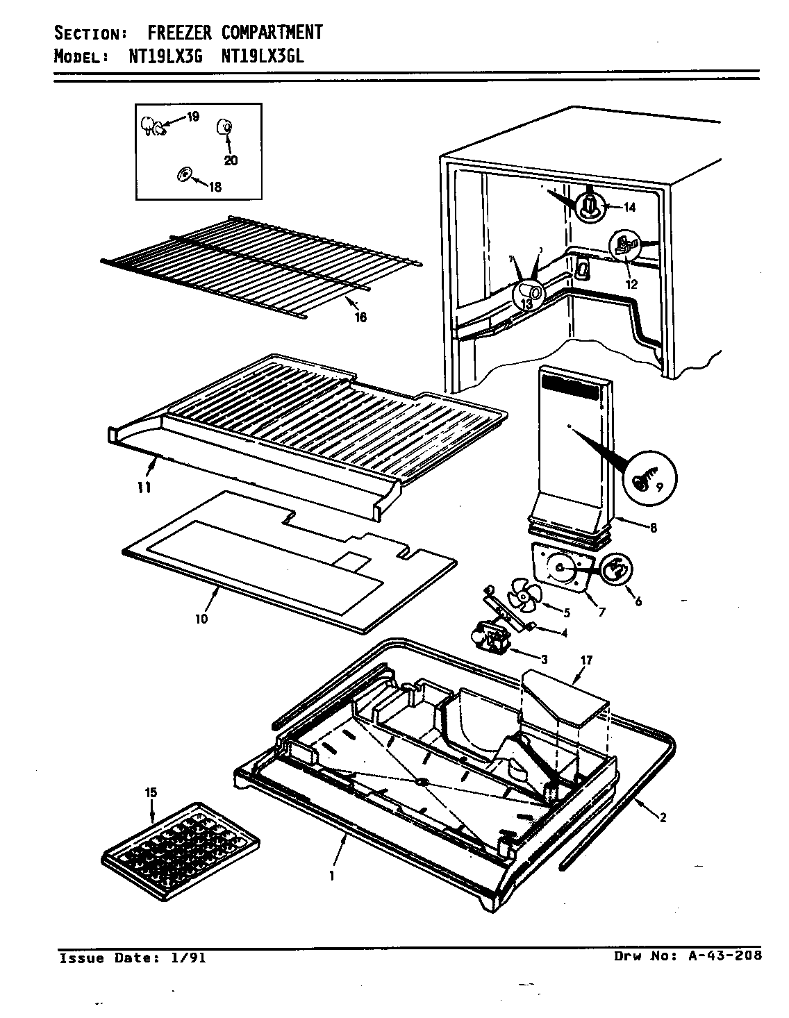 Freezer compartment