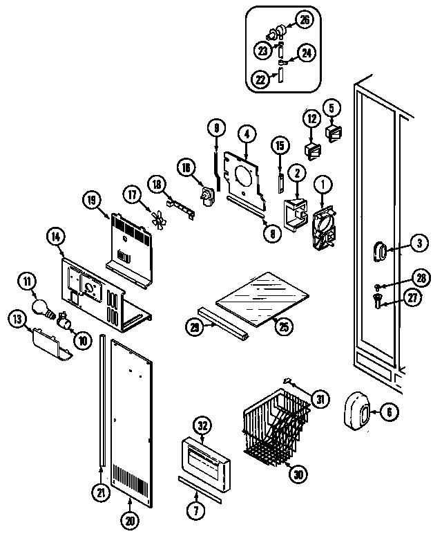 Freezer compartment