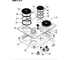 Admiral A88FK-2-R top assembly diagram