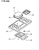 Top assembly (griddle)