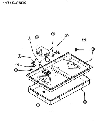 Burner box assy.