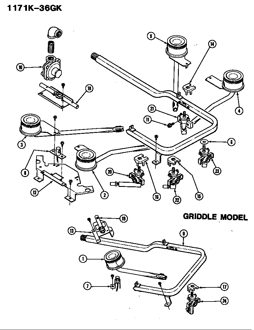 Manifold section (electronic ignition)