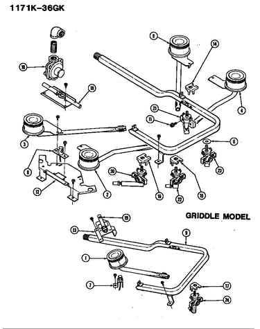 Manifold section (electronic ignition)