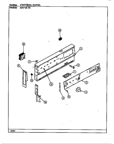 Control panel