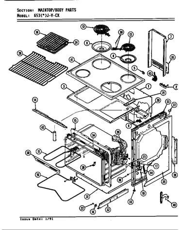Top assembly