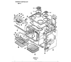 Admiral 958WF-CLW top assembly diagram