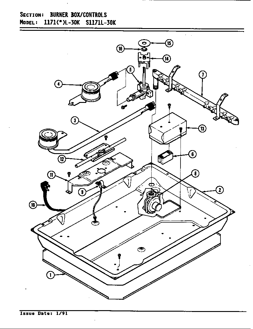 Burner box