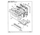 Admiral A3631WRW door/drawer (a3531wr) diagram